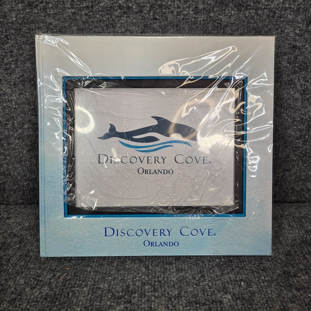 New - Discovery Cove Orlando Photo Album 10"x11" Souvenir Dolphin Logo Hardcover